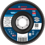 Lamelový kotouč Bosch EXPERT X782 125 mm G120 pro broušení kovů s dlouhou životností.